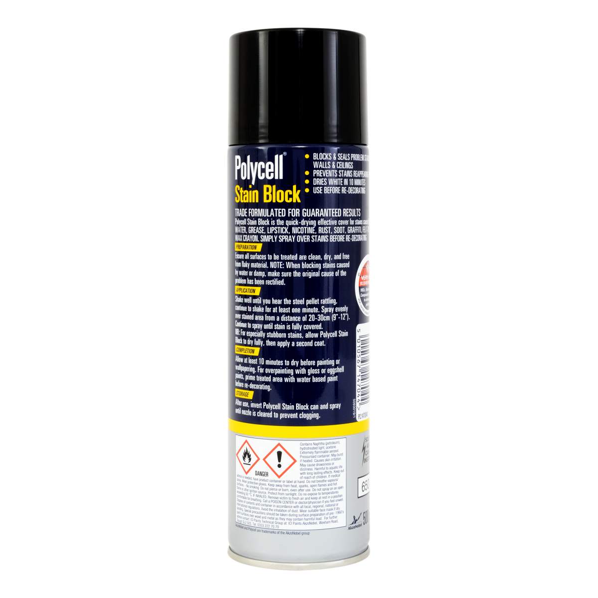 Polycell Trade Stain Block Aerosol