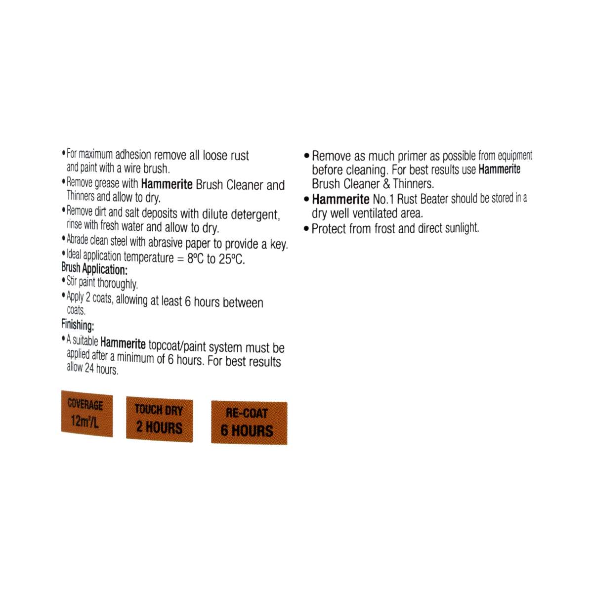 Hammerite No.1 Rust Beater Dark Brown Dark Brown