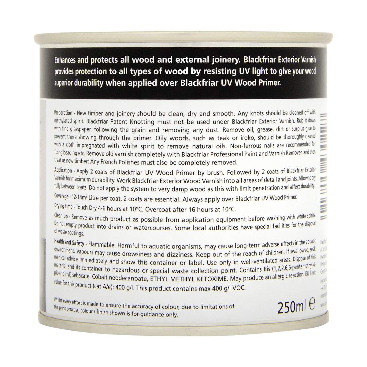 Blackfriar Exterior Varnish Satin Clear
