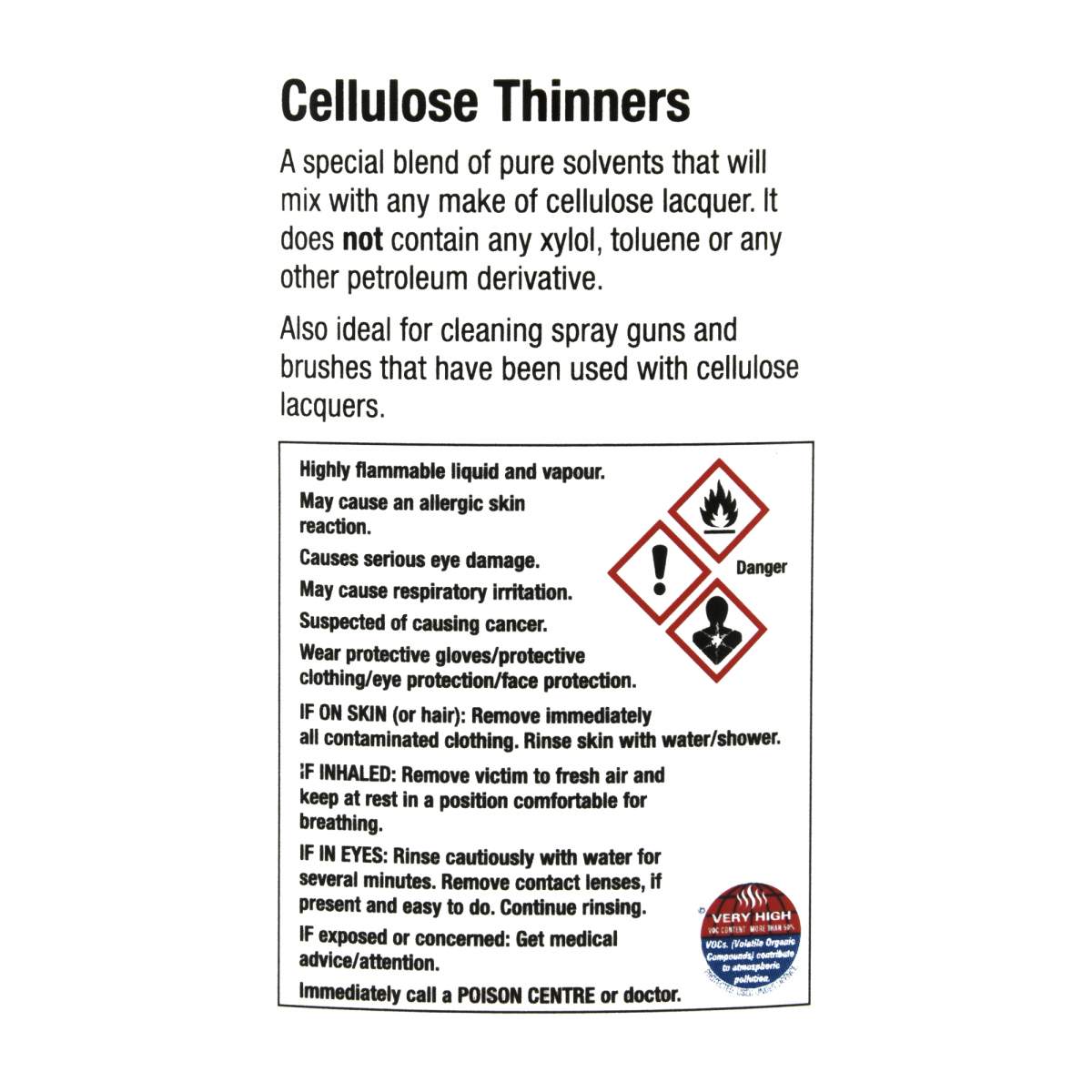 Rustins Cellulose Thinners