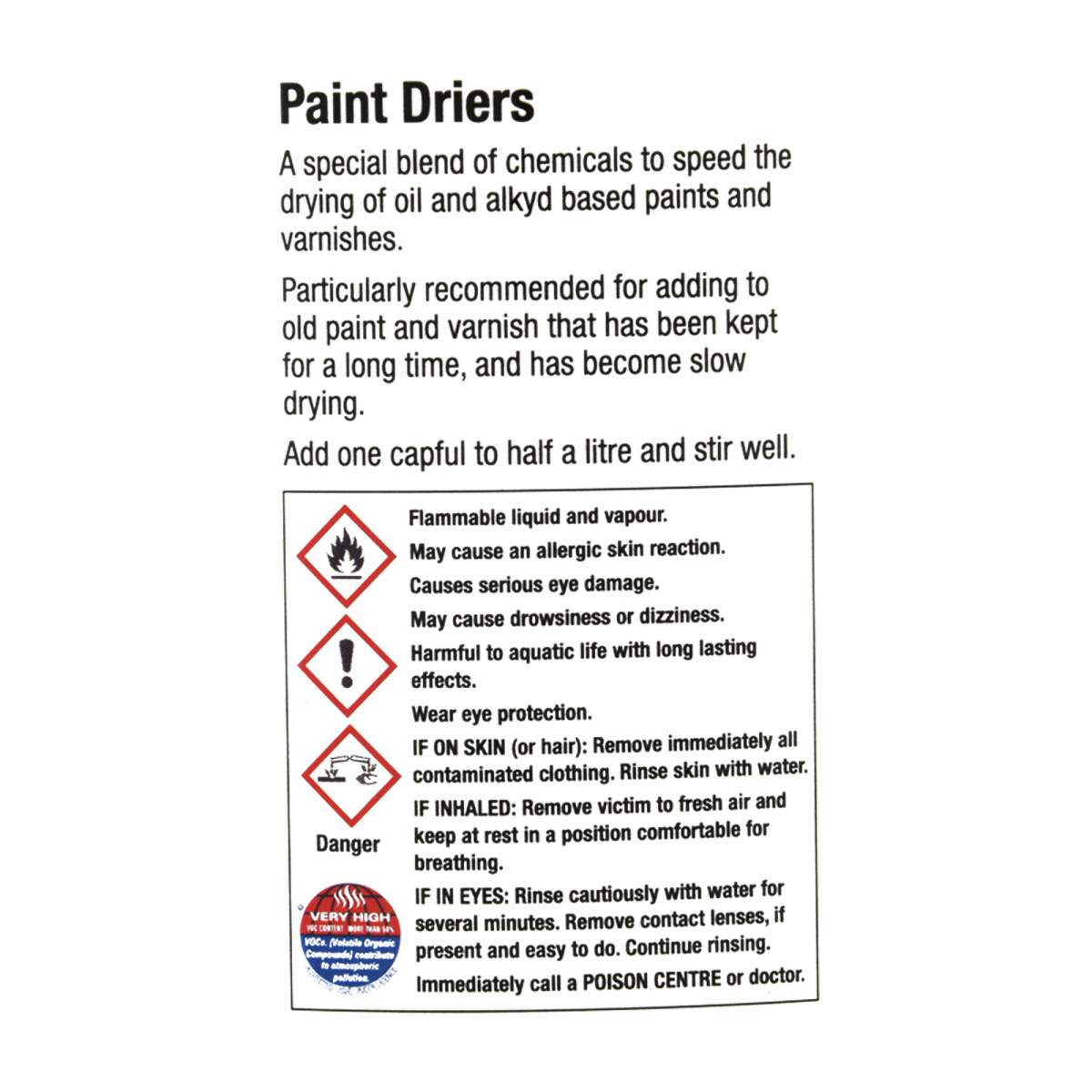 Rustins Paint Driers