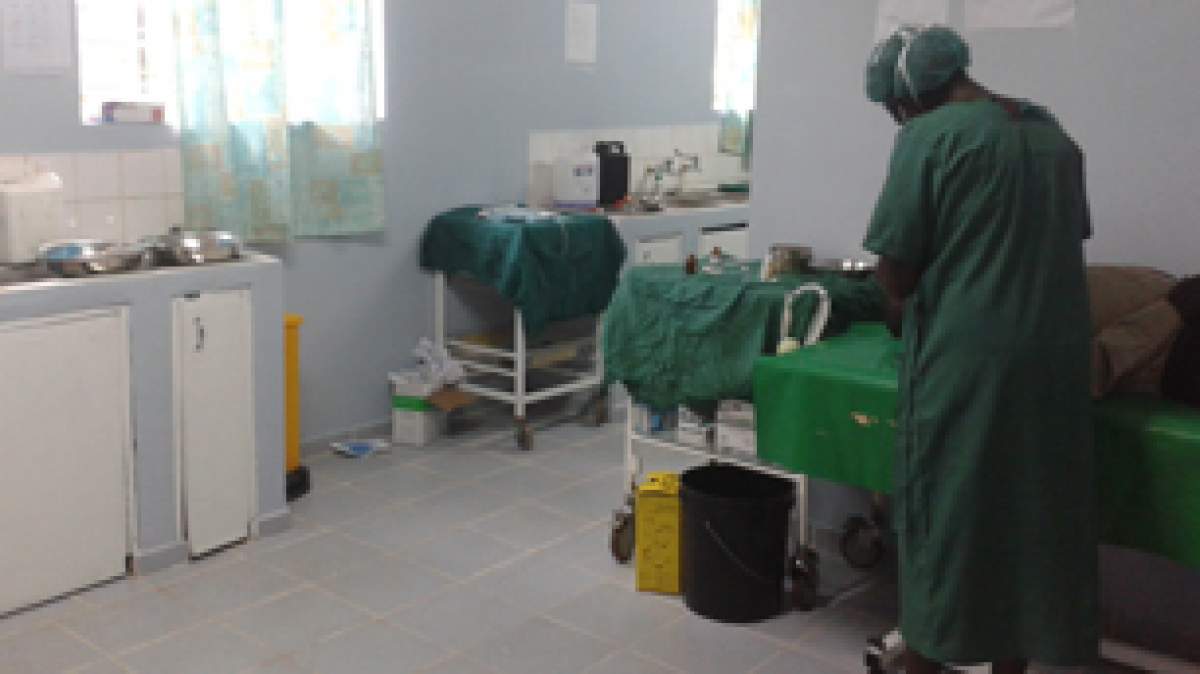 The eye surgery in operation at Dreamland Mission Hospital