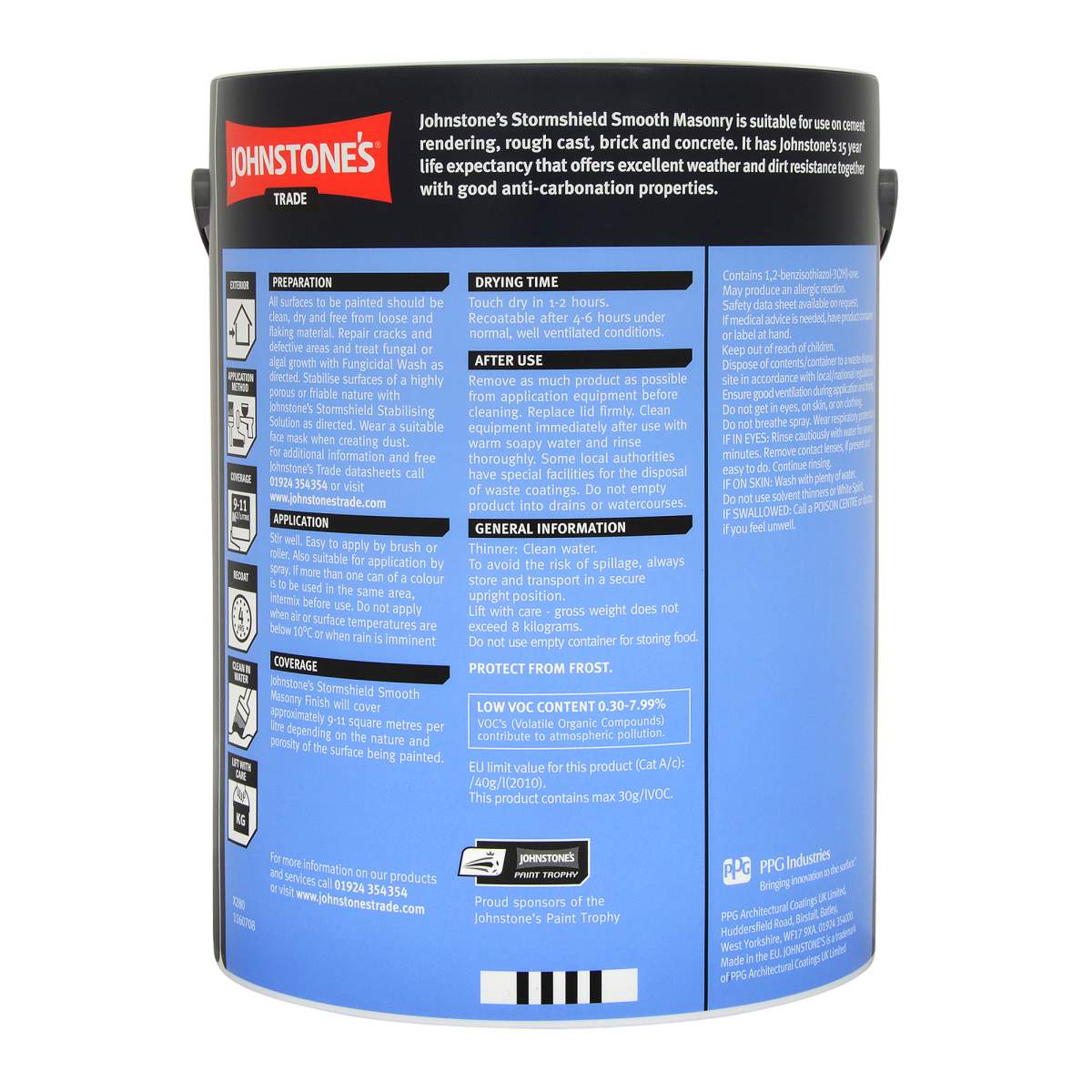 Johnstone's Trade Stormshield Smooth Masonry Brilliant White