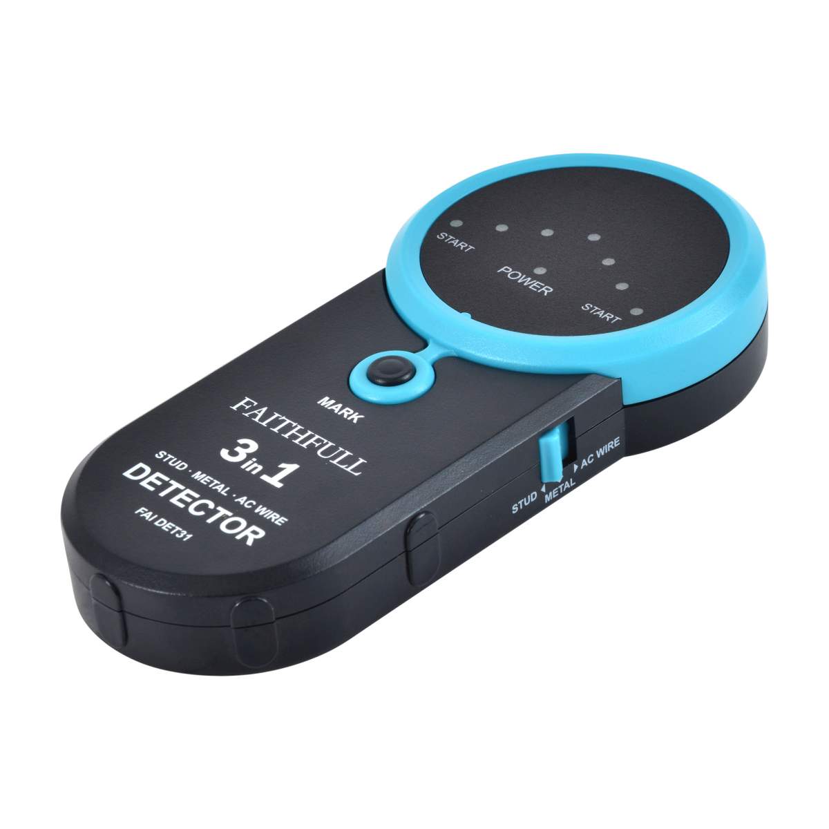 Faithfull 3-In1 Stud , Metal &amp; Live Wire Detector