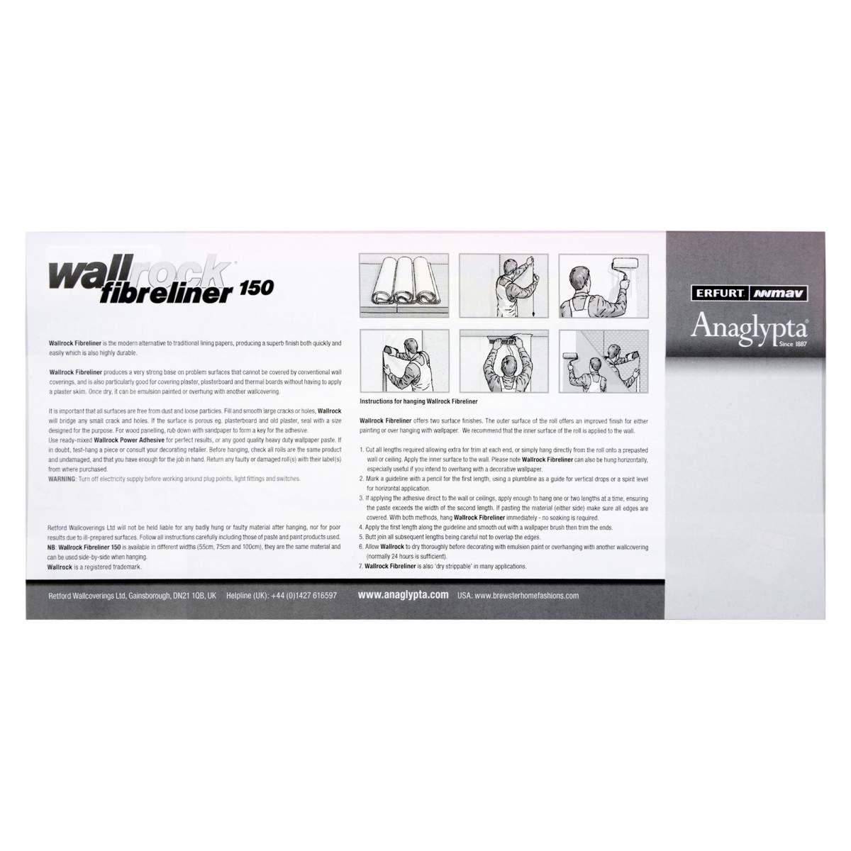 MAV Wallrock Fibreliner 55 Double Roll