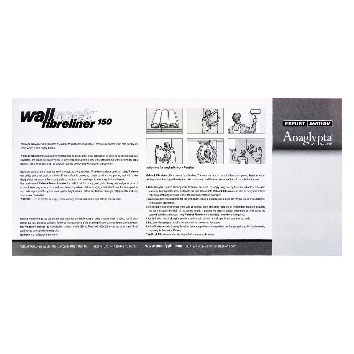 MAV Wallrock Fibreliner 75 Double Roll