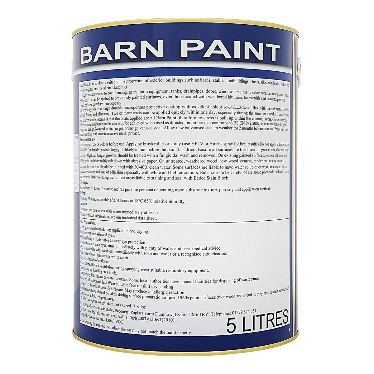 Bedec Barn Paint Semi Gloss Black
