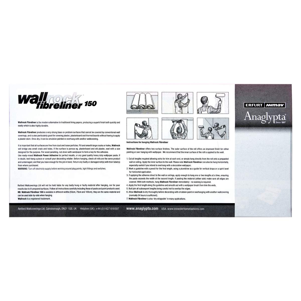 MAV Wallrock Fibreliner 100 Double Roll