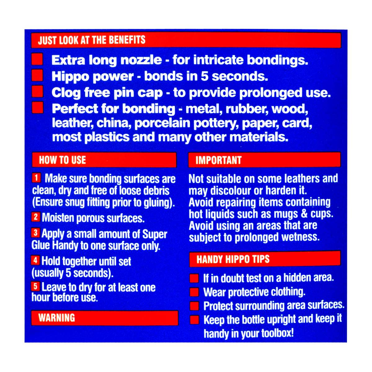 Hippo Super Glue