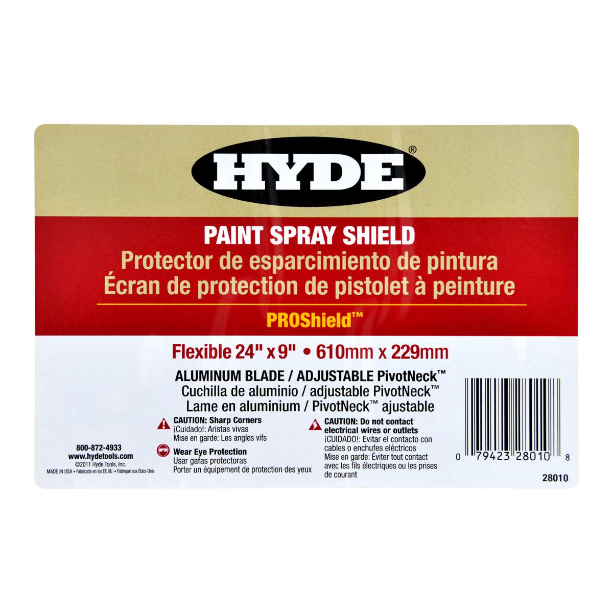 Spraystore Aluminium Spray Shield