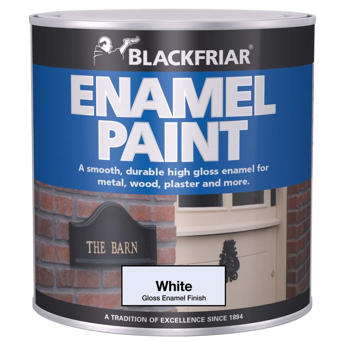 Blackfriar Enamel Paint Gloss White 125ML (BN0602701T)