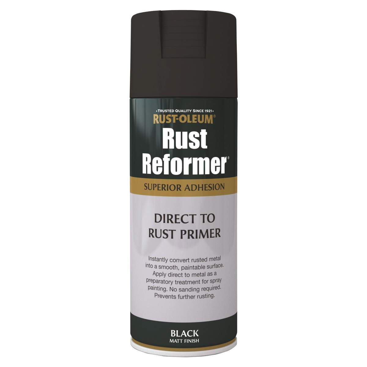 Rust-Oleum Rust Reformer Matt Black 400ML (BN5014105Q)