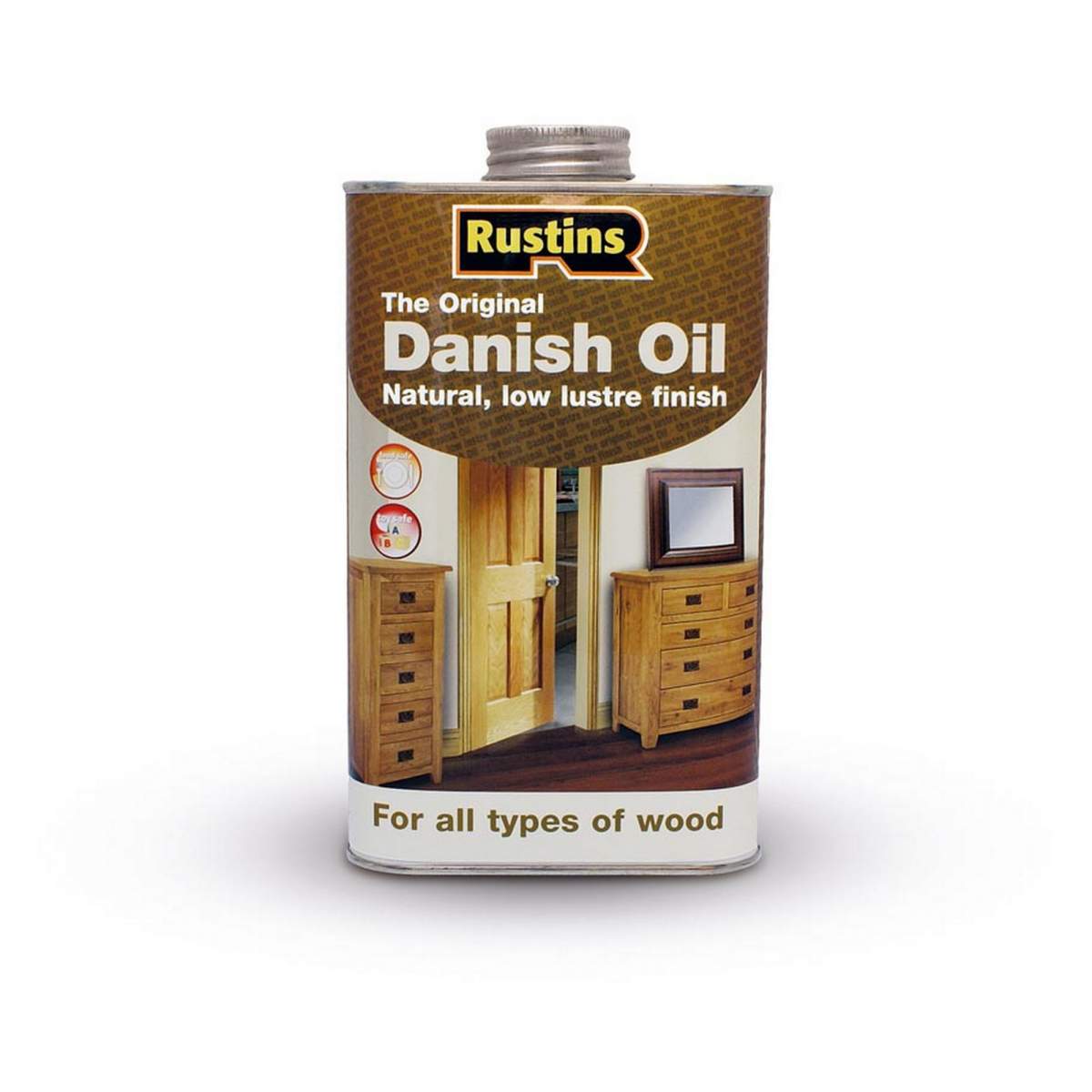 Rustins Danish Oil Satin 25L (HG50B)
