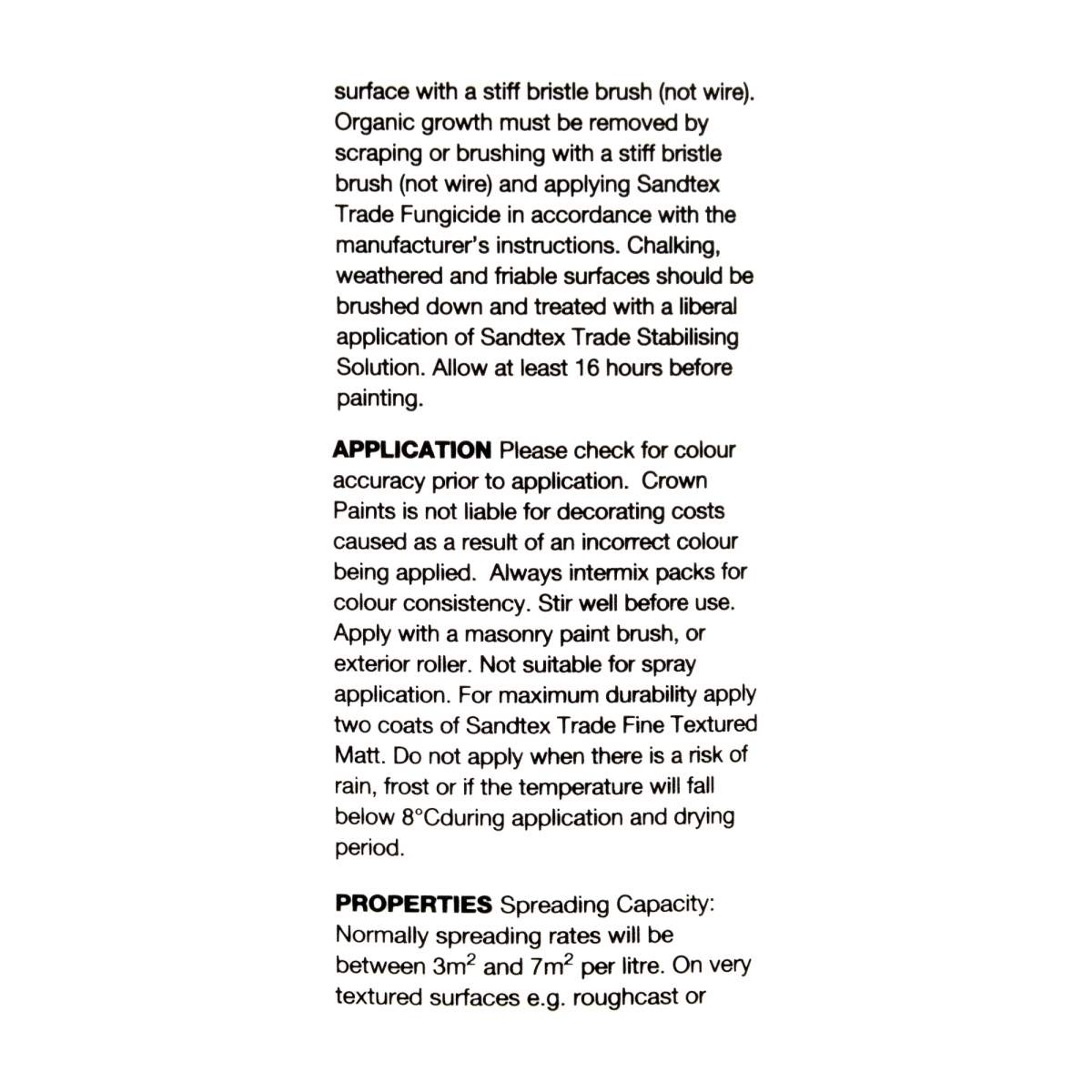 Sandtex Trade Fine Textured Matt Brilliant White  5L (AP0648001F)