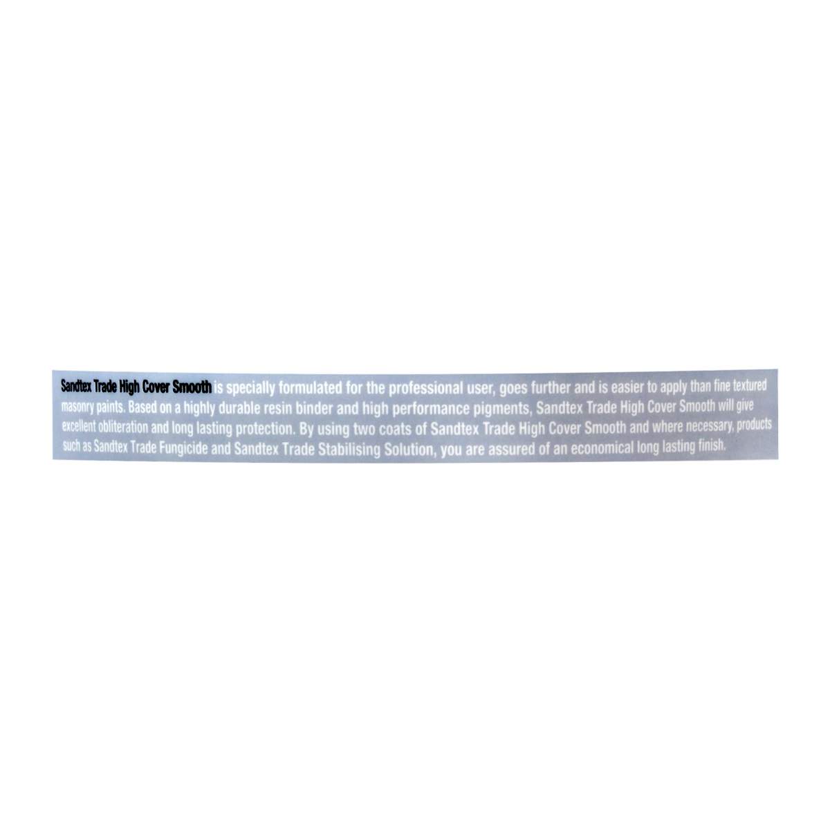 Sandtex Trade High Cover Smooth Brilliant White 10L (AP0650001E)