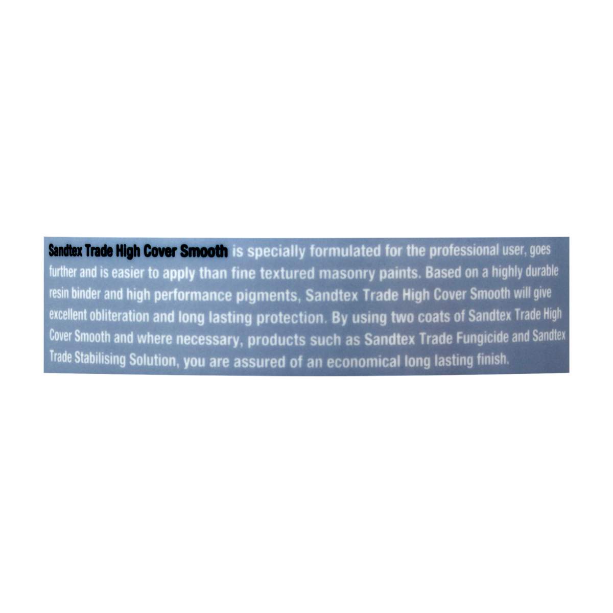 Sandtex Trade High Cover Smooth Brilliant White 5L (AP0650001F)