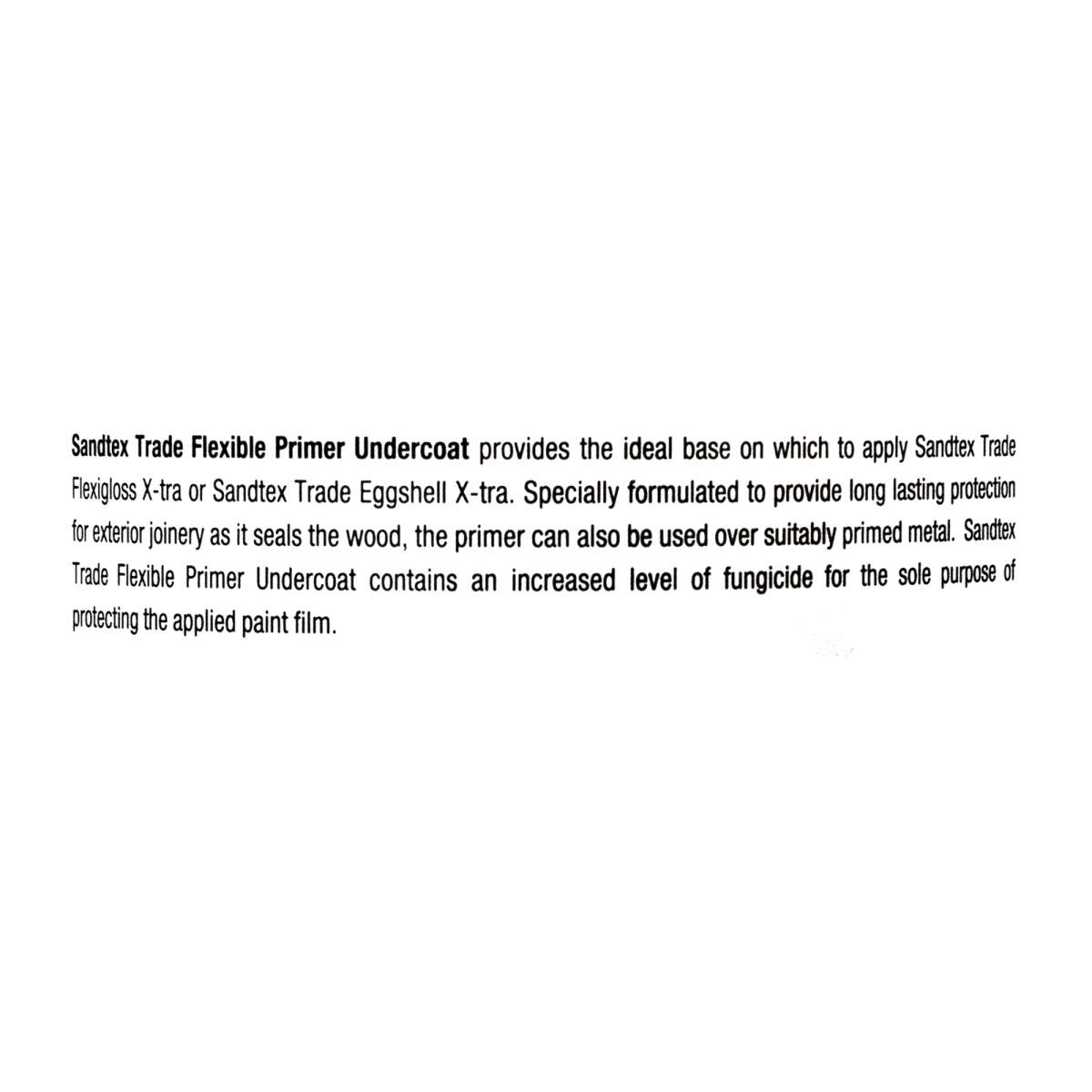 Sandtex Trade Flexible Primer Undercoat White  5L (AP07501F)