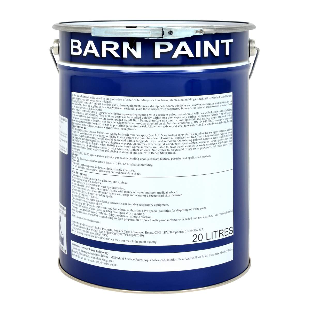 Bedec Barn Paint Matt Black 20L (BN041305C)