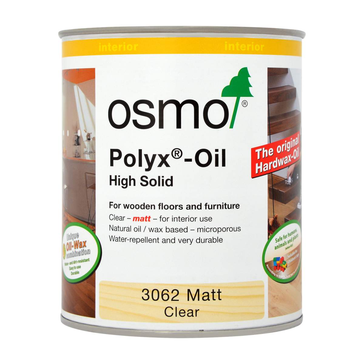 Osmo Polyx-Oil Original Matt 3062 Clear 750ML (HA4714P)