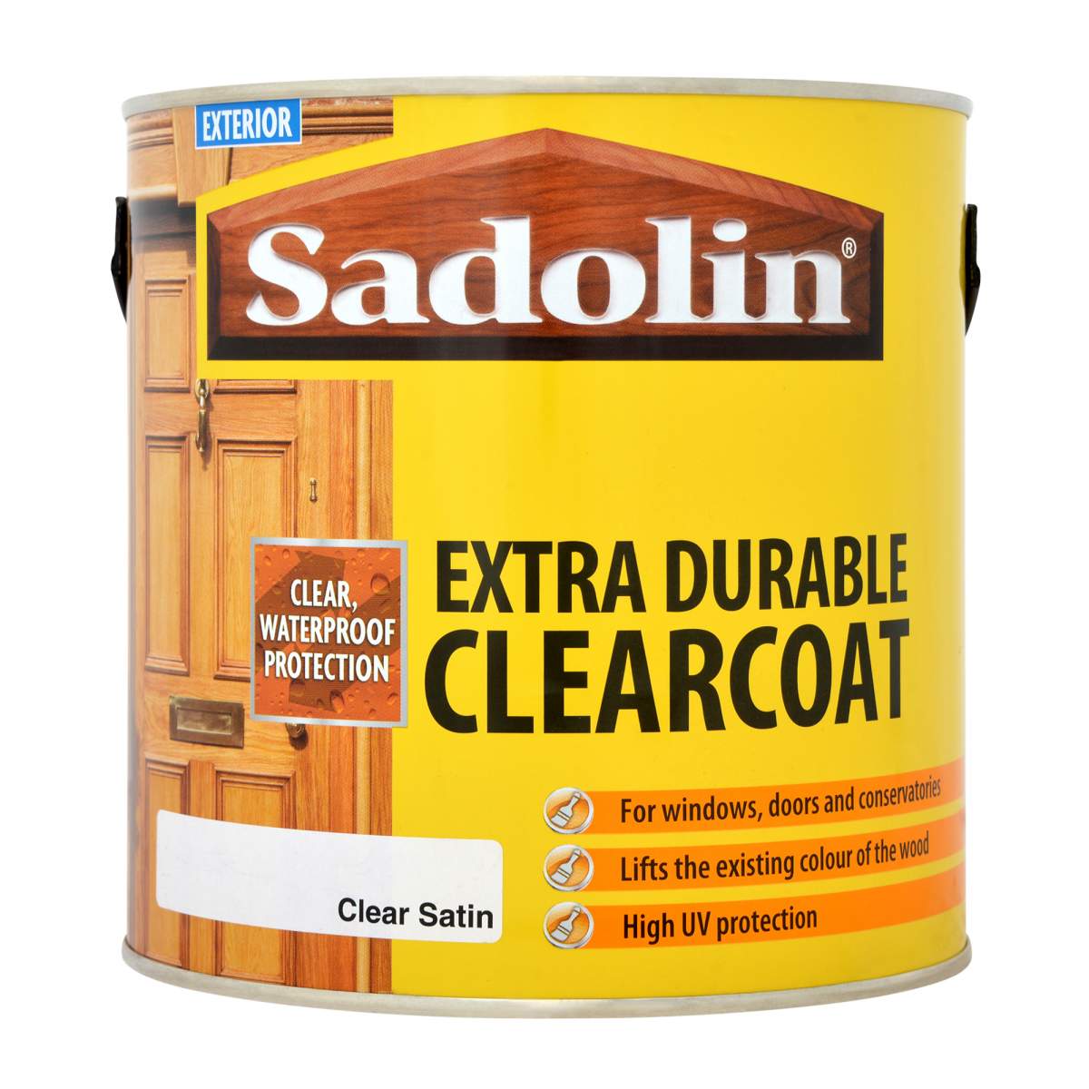 Sadolin Extra Durable Woodstain Satin Clearcoat 2.5L (HA571310J)