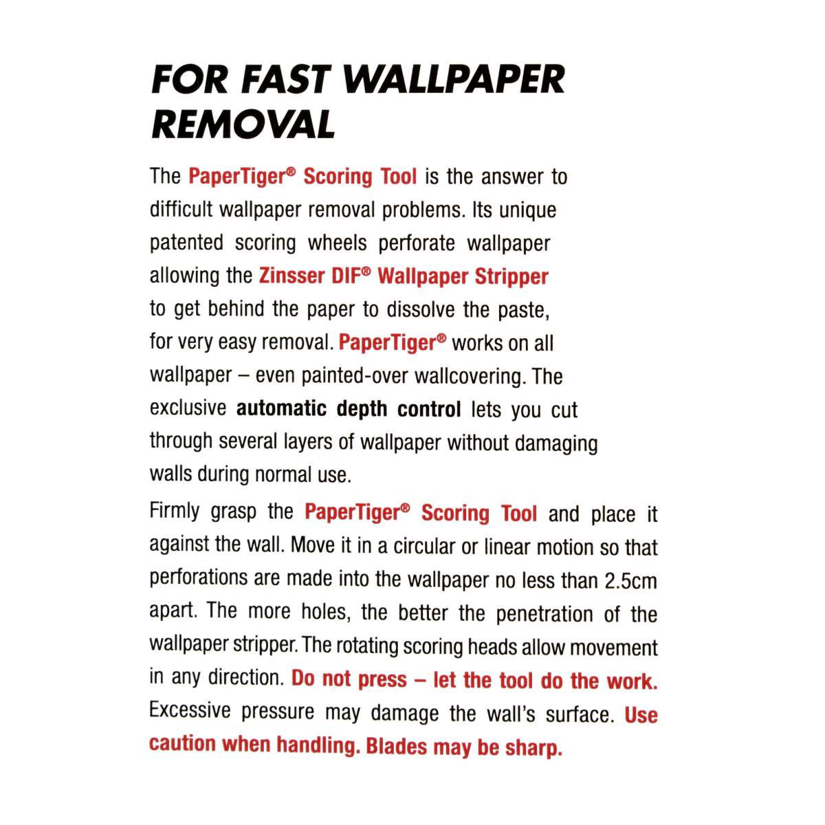 Zinsser Paper Tiger Triple Head (LE6815)