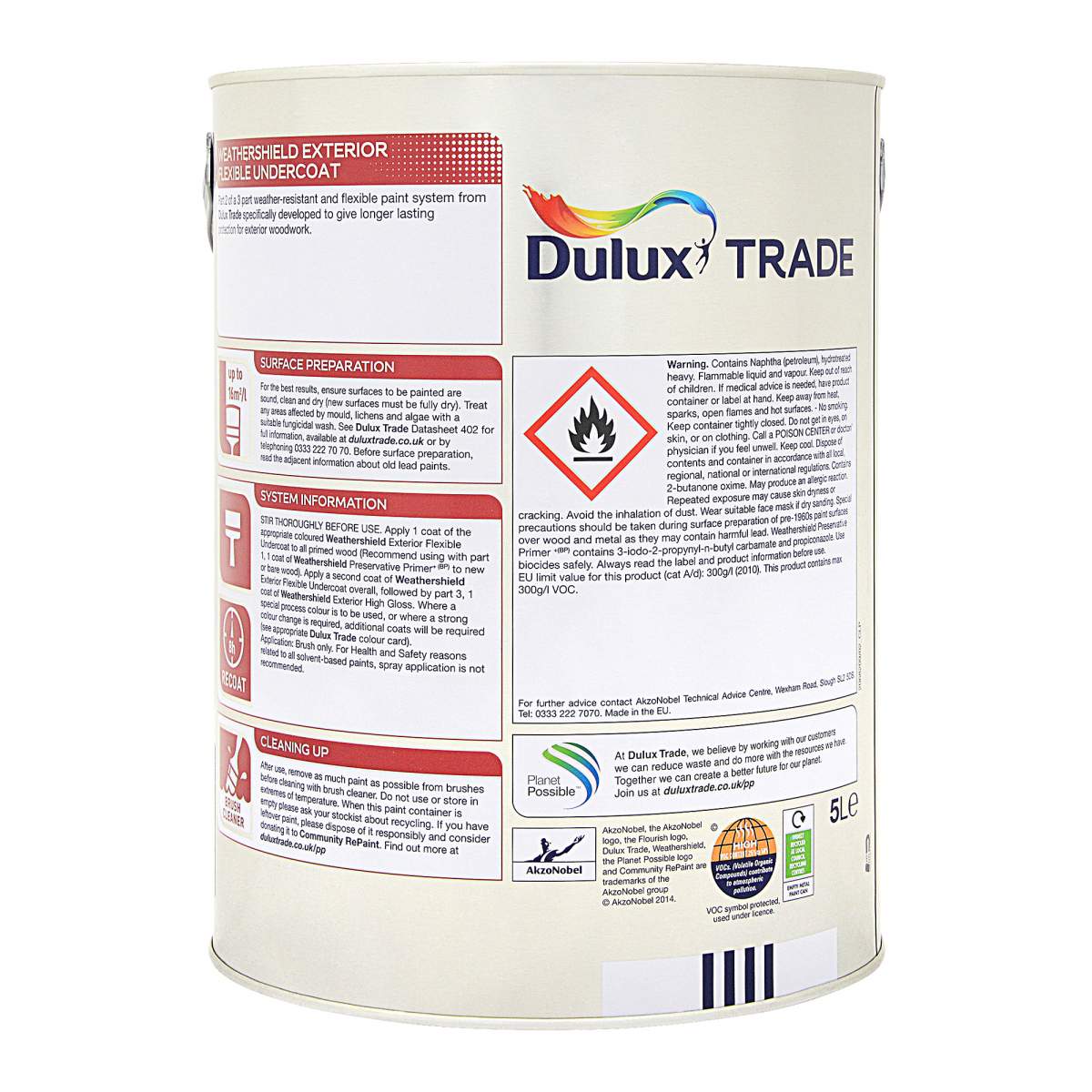 Dulux Trade Weathershield Exterior Undercoat Dark Grey