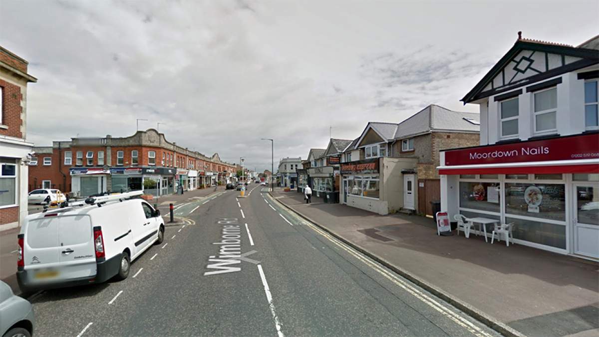 Travelling along Wimborne Road&nbsp;<span style="font-size: 12.6px; line-height: 15.12px;">take the next left after Te</span>nnyson Road.