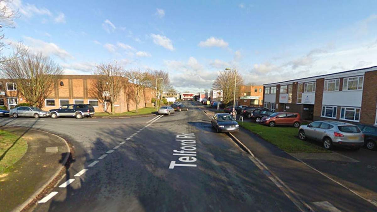 Travelling out of the Industrial Estate turn left and the store will be on the right
