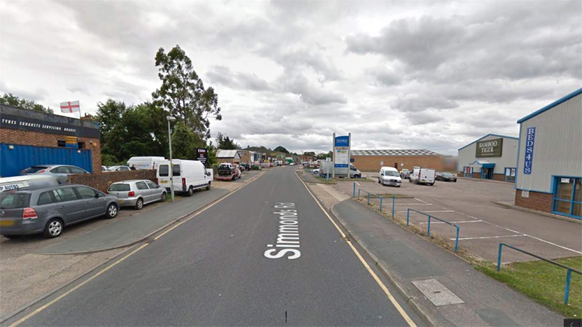 Travelling from Canterbury East Station down Simmonds Road, turn right onto Cushman Road, then right again onto Maynard Road