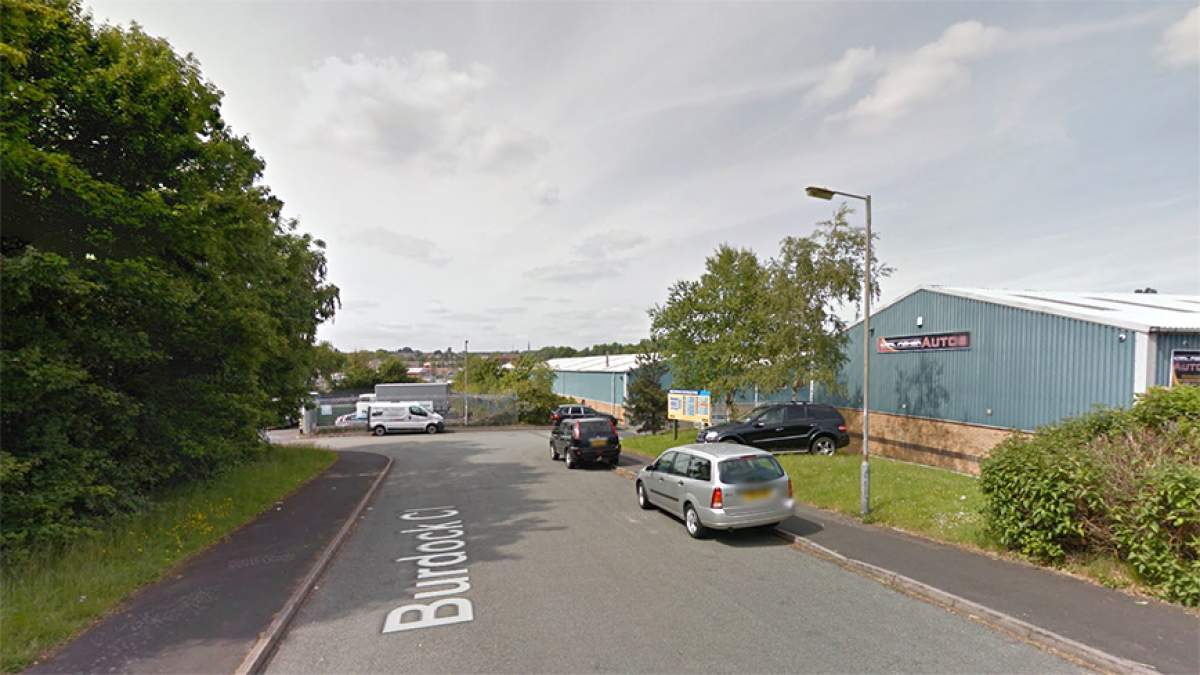Follow Burdock Close to the end to find the store on the right through the gates