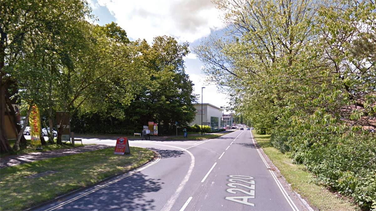 Travelling down Haslett Avenue E from the Three Bridges Station, take the next left after Commonwealth Drive onto Spindle Way.