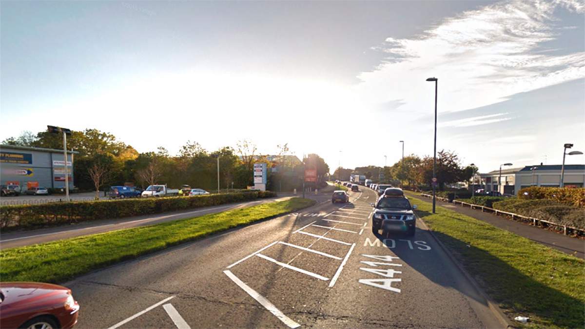 Travelling down Edinburgh Way from Harlow Mill Station direction, take the next left after West Road