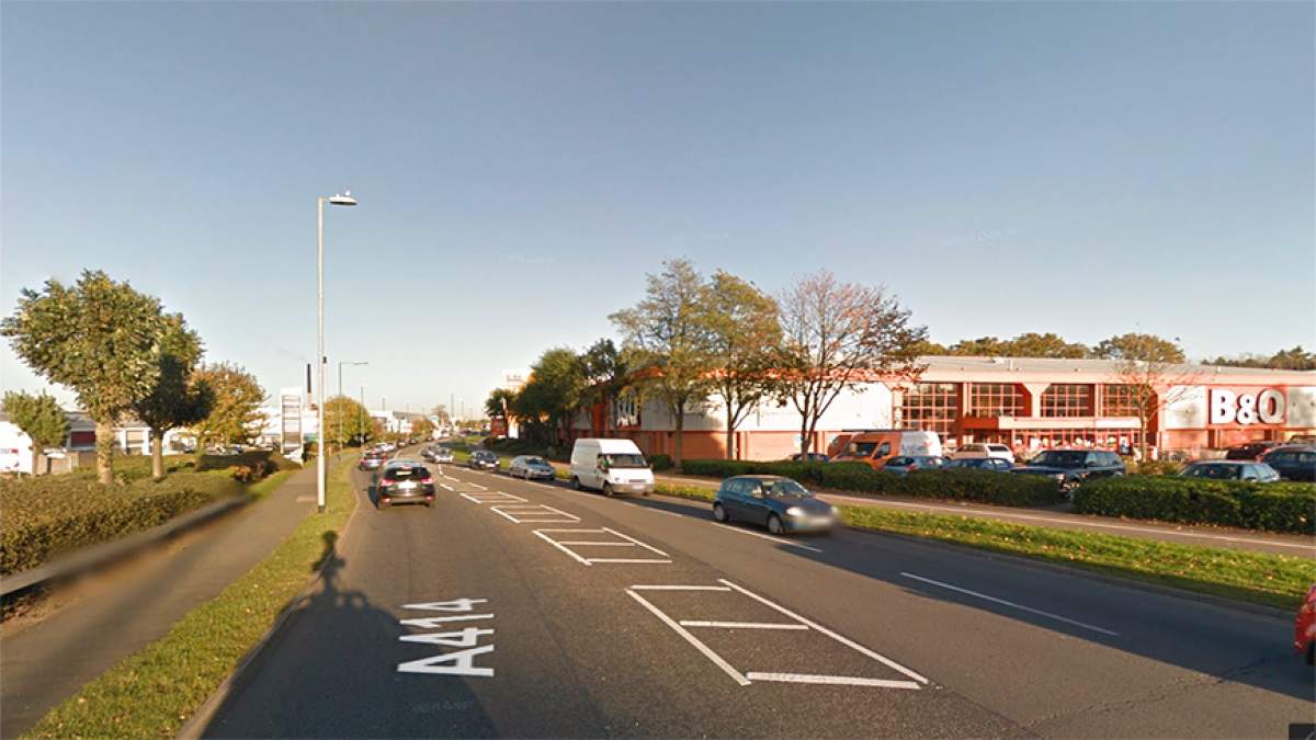 Travelling from the Harlow Town Railway direction, take the next right after Howard Way