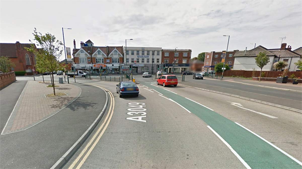 Coming from the A3049, go straight over Springbourne roundabout and the store will be straight ahead on the right