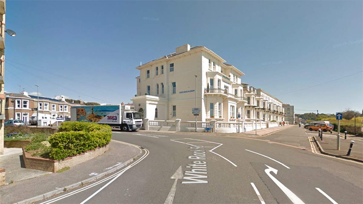 Parallel to the shore join White Rock Road from St Margaret's Road, bare left then turn right just after the corner