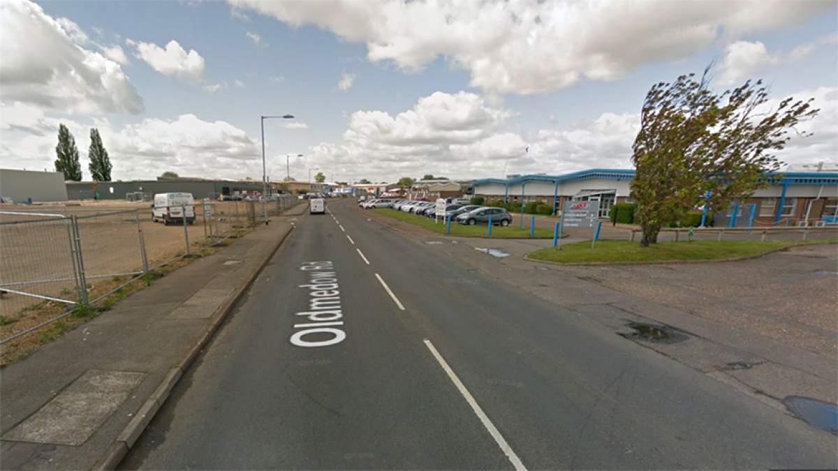 From Scania Way left onto Old Medow Road, follow the road to find the store on your right
