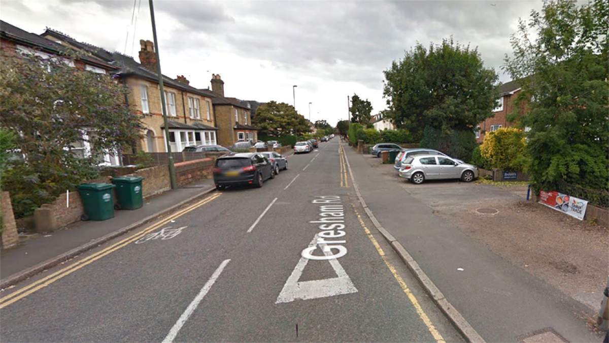 Once over the mini roundabout on to Gresham Road, immediately take the turning on the right to find the store.