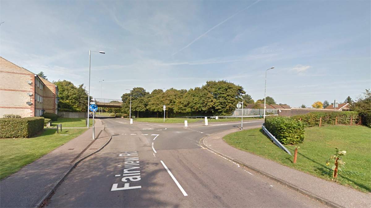 From the A1155 leading on to Fairview Road, at the mini roundabout, exit on to Julians Road.