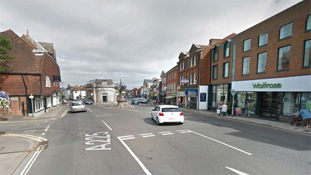 Travelling from Tonbridge Road, continue on to the High Street. Where the road splits, turn right and the store is a short way along on the right.