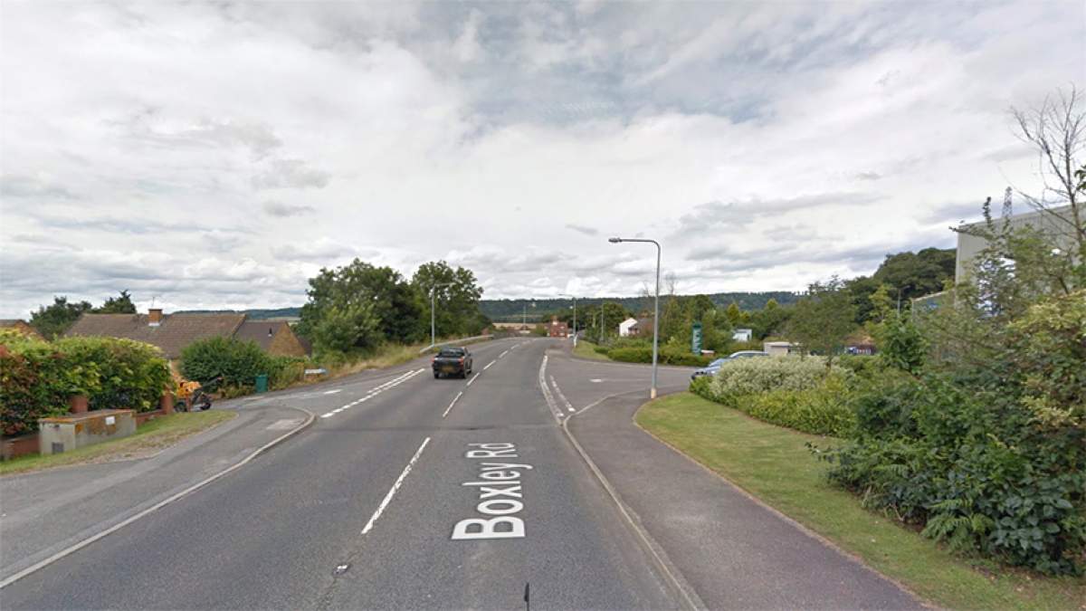 If you are travelling out of Maidstone along Boxley Road take the turning on the right just before the m20 motorway bridge