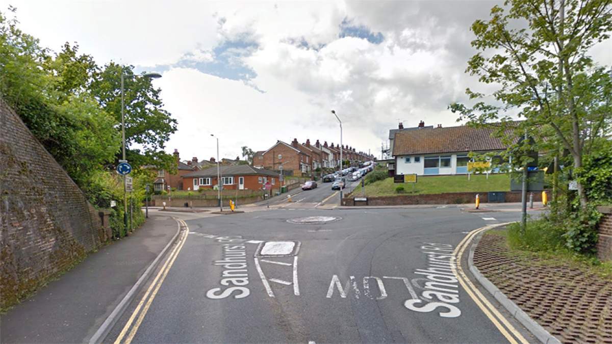 From Sandhurst Road, go under the railway bridge and at the mini roundabout, take the third exit on to North Farm Road. Continue on and take the fifth turning on on the left to Chapman Way. Take the first right.