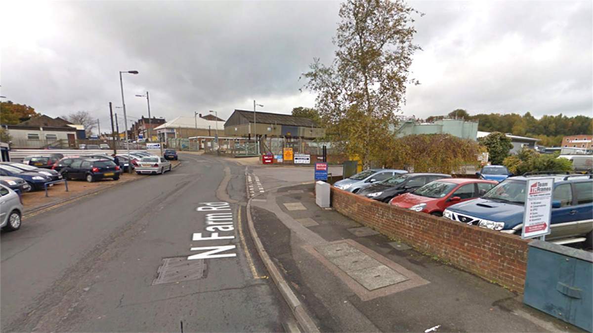 From Dowding Way, continue on to North Farm Road and turn right on to Chapman Way. Take the first right