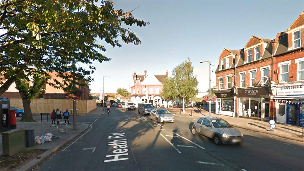Travelling on Heath Road towards Twickenham Green, before going under the railway bridge, take the left hand turn on to Heath Gardens and then immediately right on to Heathlands Industrial Estate.