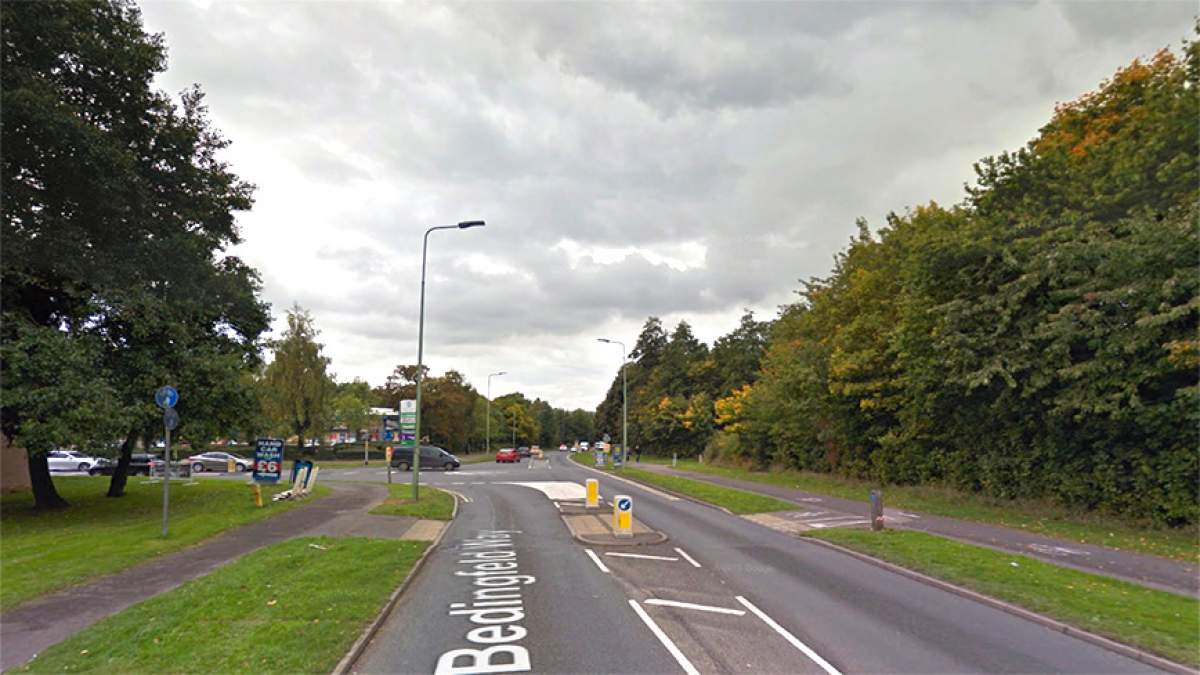 Travelling towards the A14 on Bedingfeld Way, at the mini roundabout take the first exit on to Easlea Road.
