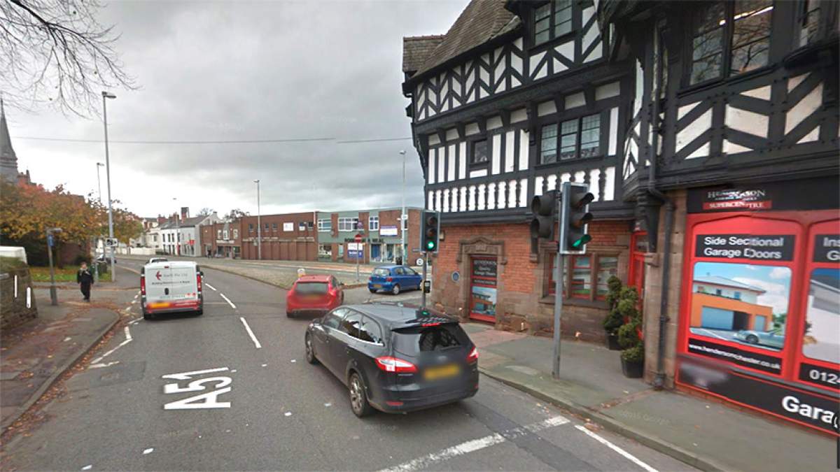 From Christleton Road, before the carriage way joins take the immediate right to see the store.