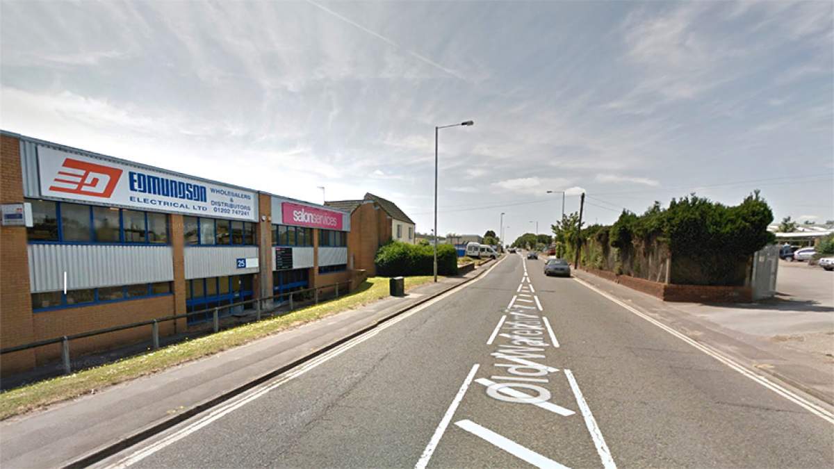 Travelling down Old Wareham Road towards the A3049 you will find the store on your right, turn into the carpark just after the store.