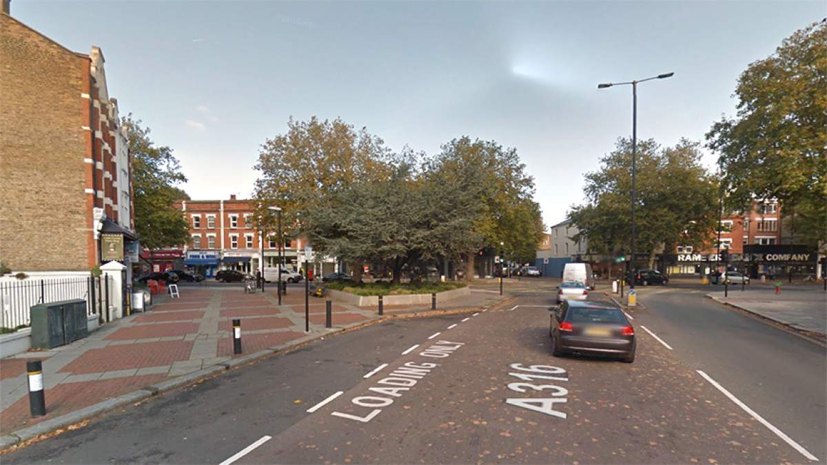 From Chiswick Lane leading on to Chiswick High Road. At the end look left to see the store.