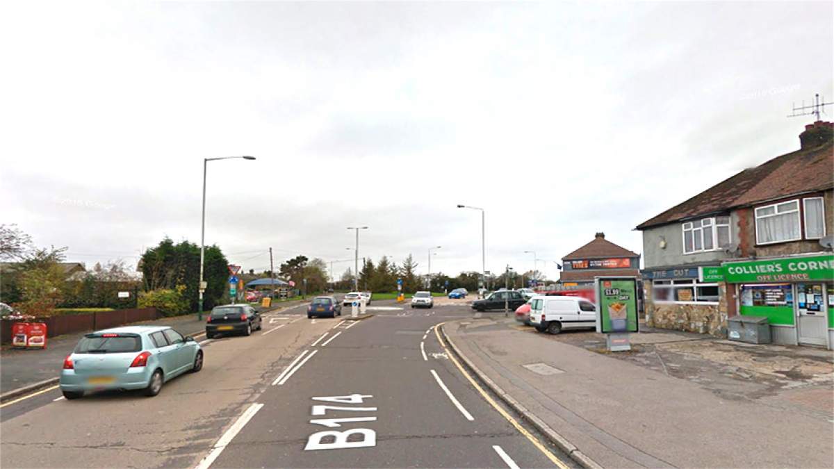 From the direction of Chase Cross along the B174, take the first exit at the roundabout onto Collier Row Road, you will find the store on your left.