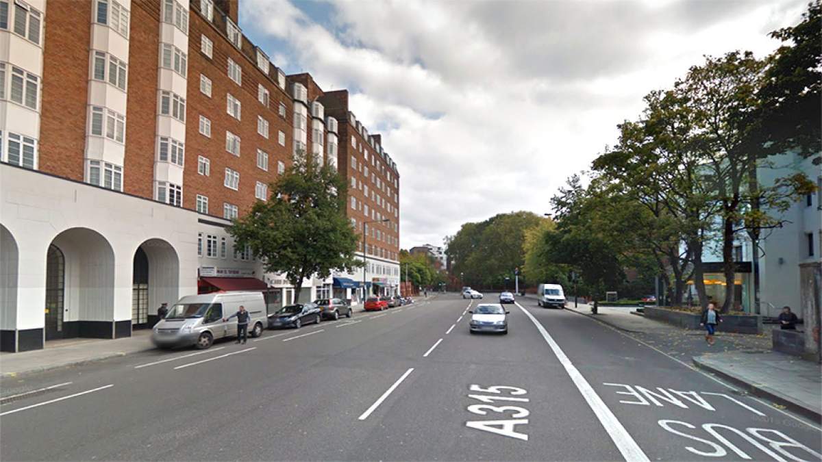 Once on Hammersmith Road, the store is on the parade to the left.
