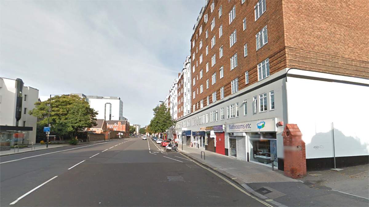 Continue on Hammersmith Road until you see the store on the parade on the right.